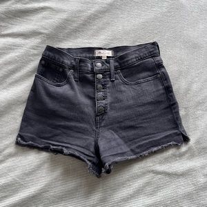 Black Madewell Denim Shorts